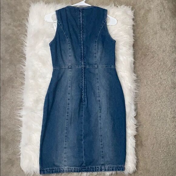 MinkPink Got the Blues Denim Mini Dress - Picture 6 of 6